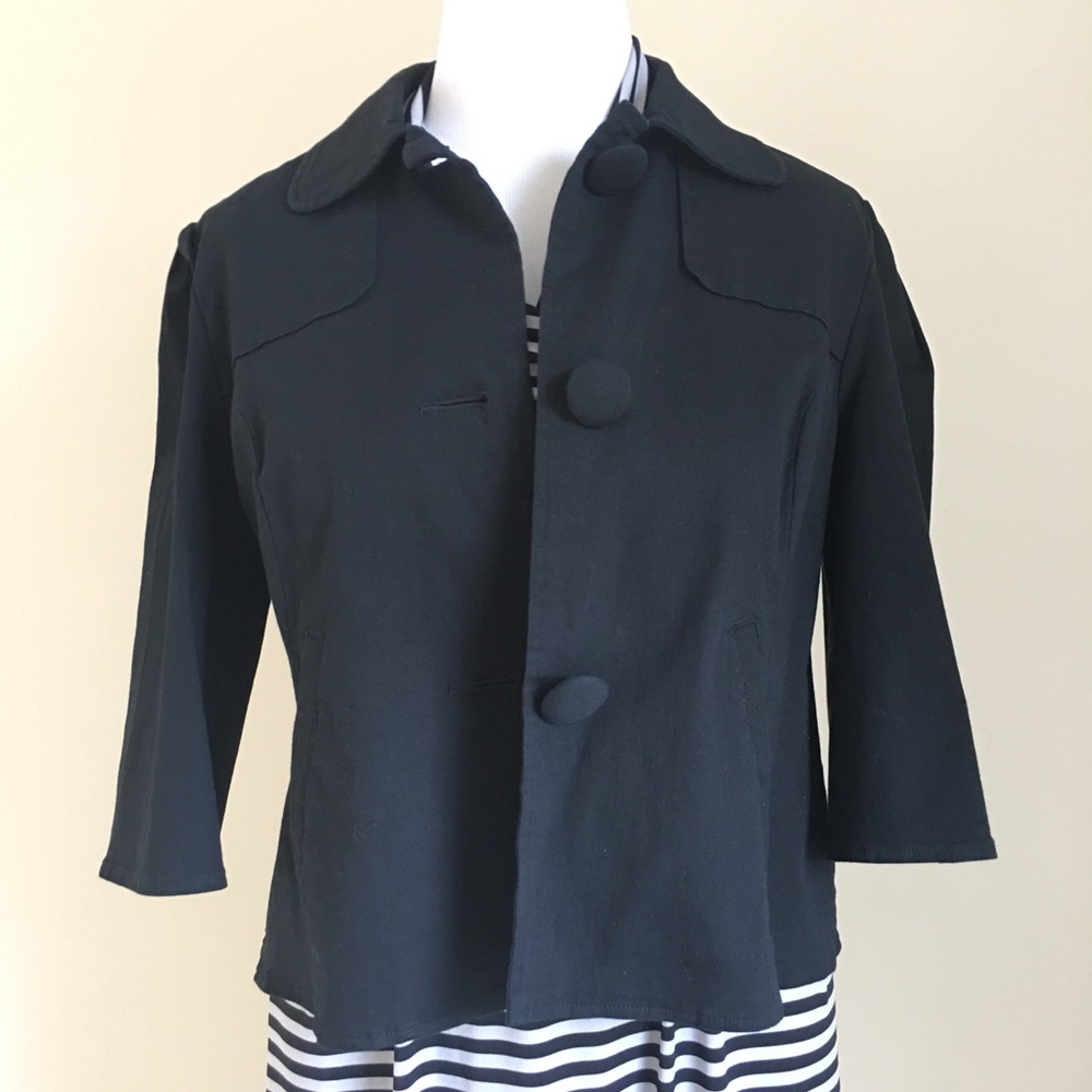 Croft & Barrow Black Topper PL NWOT
